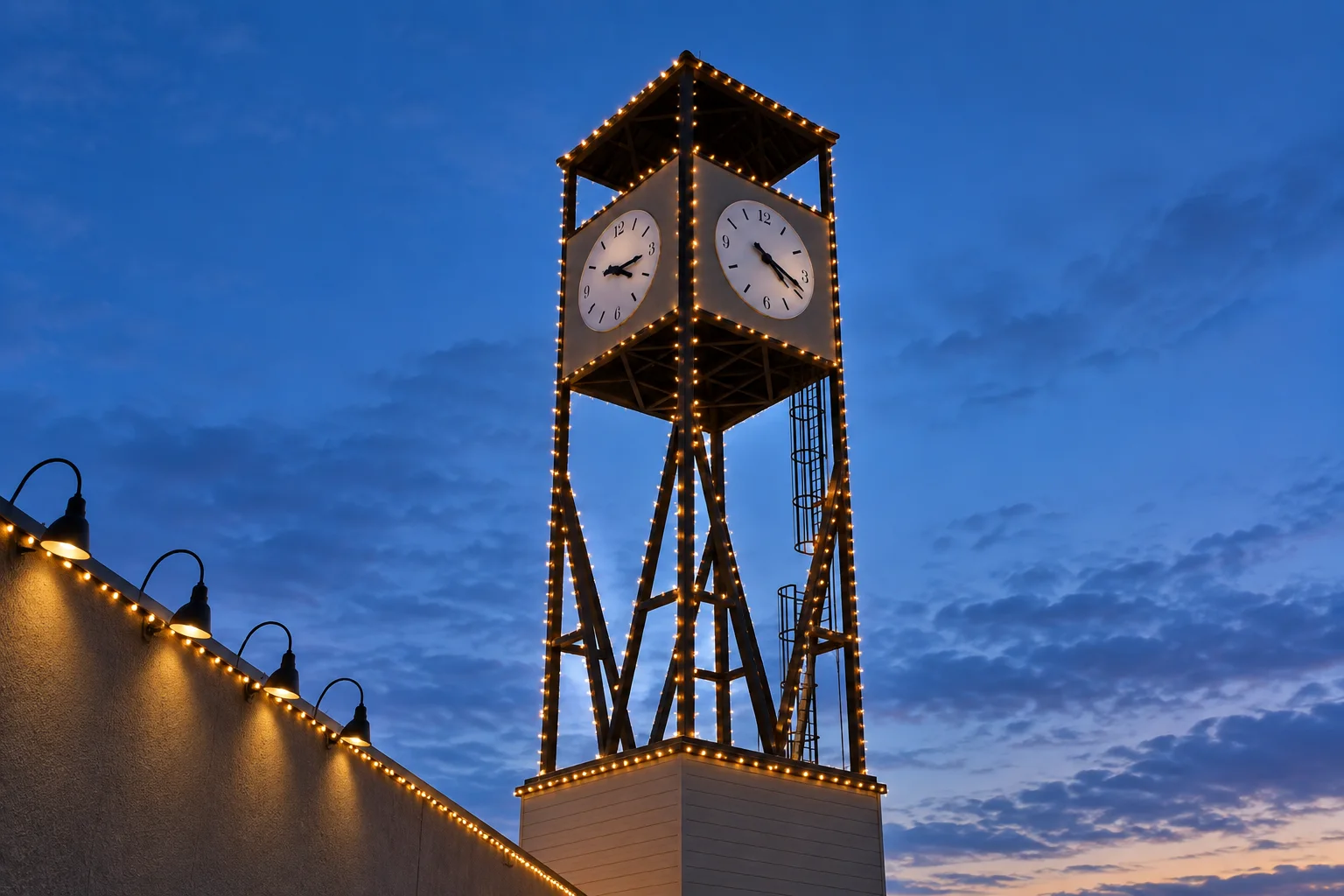 Ladner Clock Tower rising above the community skyline